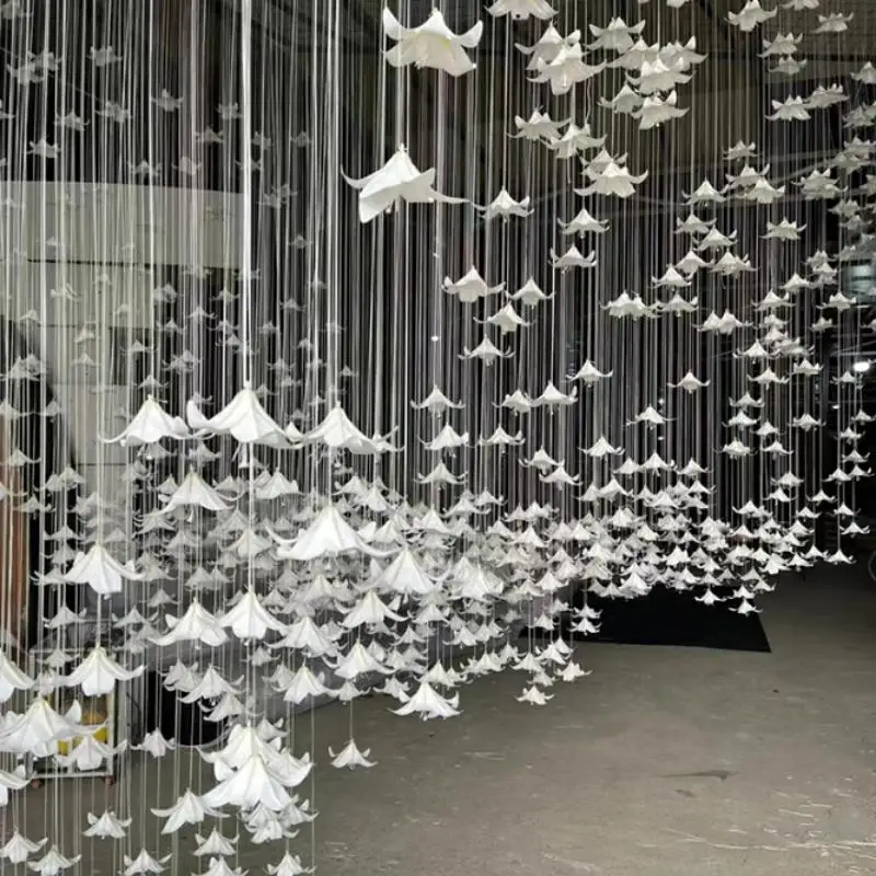 Wedding Simulation Lily Head EVA Mandala Bellflower Wedding Stage Wall Backdrops Ceiling White Pendant Decoration 200pcs
Wedding Simulation Lily Head EVA Mandala Bellflower Wedding Stage Wall Backdrops Ceiling White Pendant Decoration 200pcs