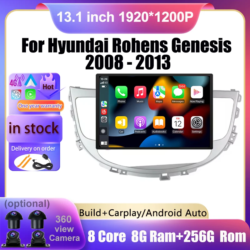 13.1inch Car Radio For Hyundai Rohens Genesis 2008 - 2013 Navigation GPS Multimedia Video Player Android Auto Car Accessories
13.1inch Car Radio For Hyundai Rohens Genesis 2008 - 2013 Navigation GPS Multimedia Video Player Android Auto Car Accessories