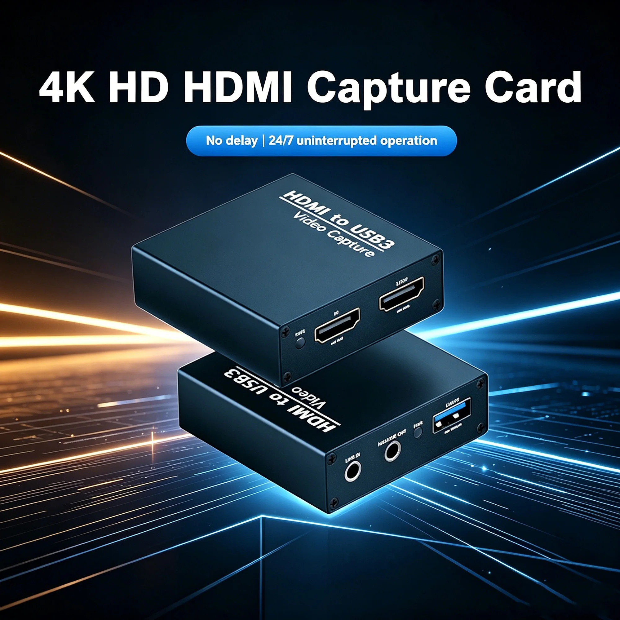 4K Video Capture Card, HD to USB, Loop-Out, Gaming Streaming Dedicated, Camera, PS5, Microphone
4K Video Capture Card, HD to USB, Loop-Out, Gaming Streaming Dedicated, Camera, PS5, Microphone