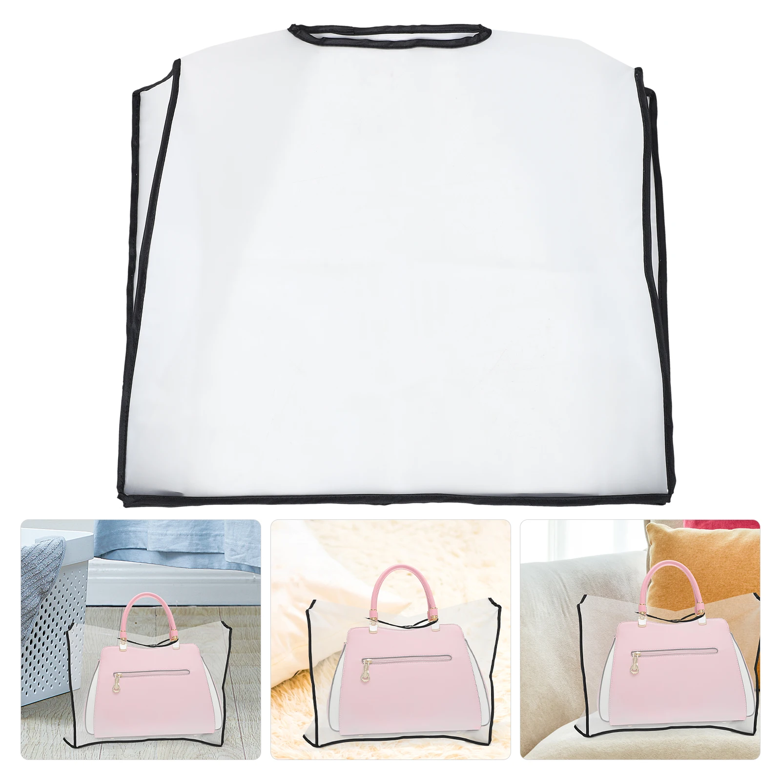 Clear Frosted Edge Handbag Rain Cover Eva Waterproof Protector for Tote Bag Daily Commute Travel Outdoor Use
Clear Frosted Edge Handbag Rain Cover Eva Waterproof Protector for Tote Bag Daily Commute Travel Outdoor Use