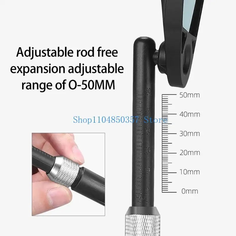 652F 1Pc Bicycles Rearview Mirror 360 Degree Wide Angles Rearview Mirror for Road Mountain Biking Height Adjustable
652F 1Pc Bicycles Rearview Mirror 360 Degree Wide Angles Rearview Mirror for Road Mountain Biking Height Adjustable
