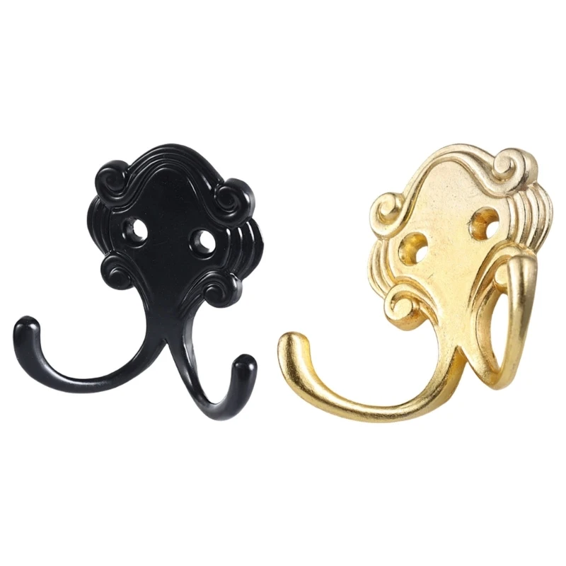 Elegant Storage Hook for Hanging Coat & Hat Metal Construct Double Prongs Hook Upgrades for Household Organization
Elegant Storage Hook for Hanging Coat & Hat Metal Construct Double Prongs Hook Upgrades for Household Organization