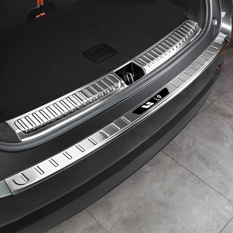 Car Rear Door Scuff Plate Decoration Cover Trunk Stainless Steel Protection Sticker Accessories For LEADING IDEAL Li L7 L8 L9
Car Rear Door Scuff Plate Decoration Cover Trunk Stainless Steel Protection Sticker Accessories For LEADING IDEAL Li L7 L8 L9