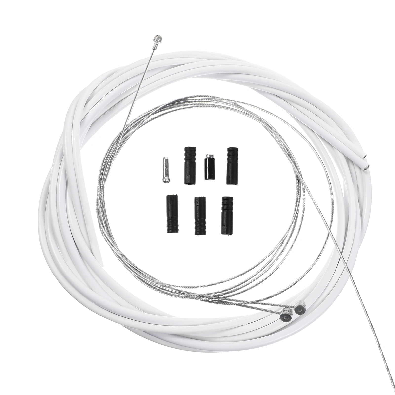 1Set Brake Cable Housing Plastic Rust Heat Resistant Brake Line Cap for Mountain Road Foldable Bike Transmission Cable Kit
1Set Brake Cable Housing Plastic Rust Heat Resistant Brake Line Cap for Mountain Road Foldable Bike Transmission Cable Kit