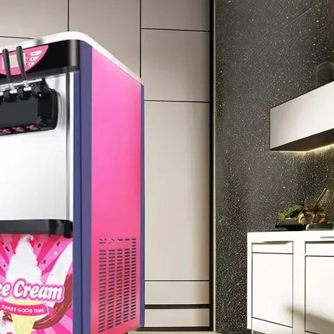 Vertical Soft Ice Cream Machine for Business Use Homemade Sweet Cone Sundae Maker Perfect for Parties And Events
Vertical Soft Ice Cream Machine for Business Use Homemade Sweet Cone Sundae Maker Perfect for Parties And Events