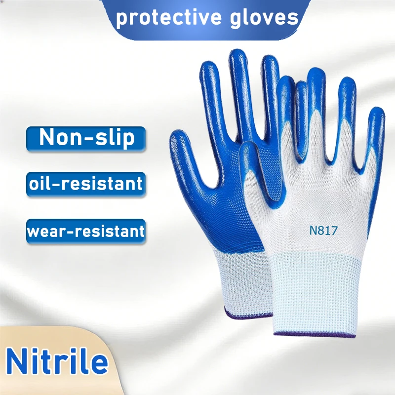 Resistant Latex Nitrile Gloves for Labor Protection Oil Resistant Safety Protection Suitable for Working on Construction Sites
Resistant Latex Nitrile Gloves for Labor Protection Oil Resistant Safety Protection Suitable for Working on Construction Sites