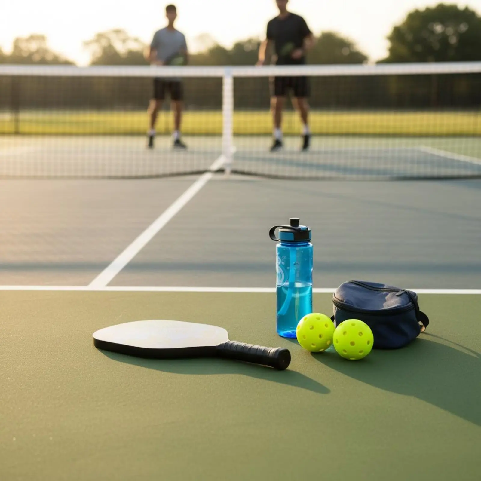 2 Paddles Pickleball Paddle Set Anti-Slip Grip Wood Pickleball Paddle Sports Gear Includes Balls Sturdy for Outdoor
2 Paddles Pickleball Paddle Set Anti-Slip Grip Wood Pickleball Paddle Sports Gear Includes Balls Sturdy for Outdoor