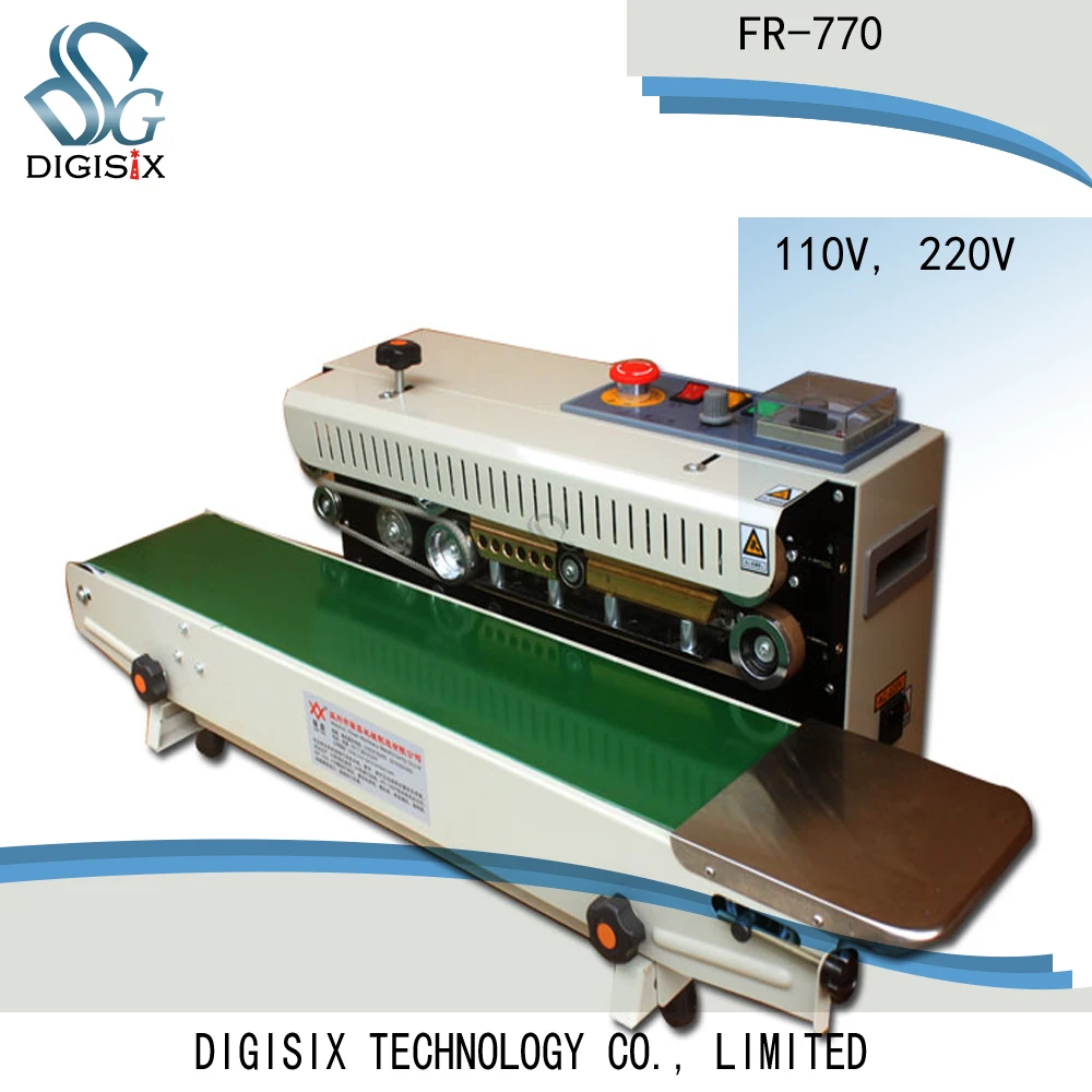 FR-770 Continuous film sealing machine plastic bag package machine horizontal heating sealing machine
FR-770 Continuous film sealing machine plastic bag package machine horizontal heating sealing machine