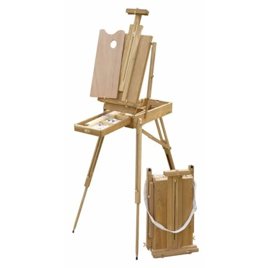 Cezanne Half Box French Travel Easel - All Wood Oiled Elm Lightwght 11.25 lbs Watercolor Drawing Pln Air Use Comfortable Handle
Cezanne Half Box French Travel Easel - All Wood Oiled Elm Lightwght 11.25 lbs Watercolor Drawing Pln Air Use Comfortable Handle