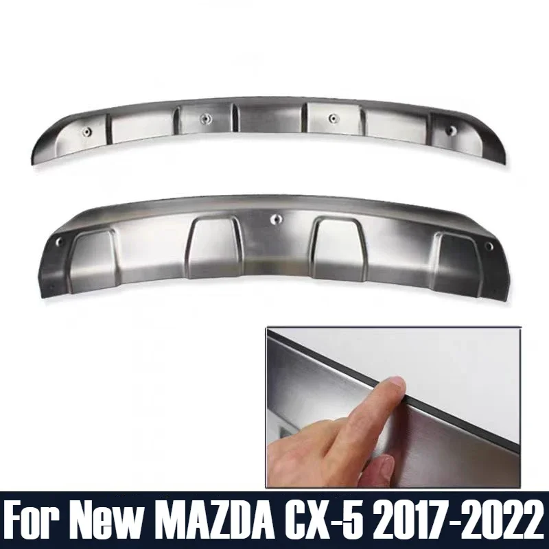 Car For New MAZDA CX-5 2017-2022 Auto Parts Modeling Stainless Steel Front + Rear Bumper Diffuser Protector Guard Skid Plate
Car For New MAZDA CX-5 2017-2022 Auto Parts Modeling Stainless Steel Front + Rear Bumper Diffuser Protector Guard Skid Plate