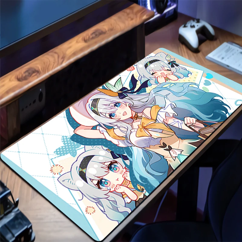 Mouse Pad H-honkai Star Rail Firefly Gaming Mousepad Rubber Desk Mat Non-slip Laptop Gamer Desk Accessories Keyboard Pad
Mouse Pad H-honkai Star Rail Firefly Gaming Mousepad Rubber Desk Mat Non-slip Laptop Gamer Desk Accessories Keyboard Pad