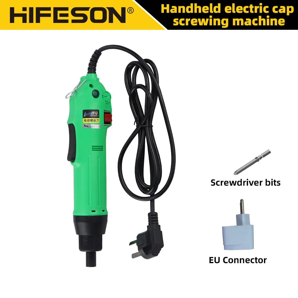 HIFESON High Speed Electric Screwdriver Multifunctional Wired Screwdriver Capping Machine Cover Screwing Machine 220V
HIFESON High Speed Electric Screwdriver Multifunctional Wired Screwdriver Capping Machine Cover Screwing Machine 220V