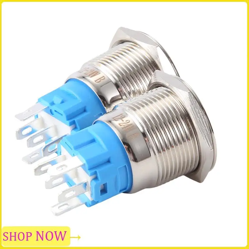 Especial 5PCS Metal Push Button Switch 12V 19Mm Ring Lamp Power Symbol Waterproof LED Light Self Lock Reset With Connector
Especial 5PCS Metal Push Button Switch 12V 19Mm Ring Lamp Power Symbol Waterproof LED Light Self Lock Reset With Connector