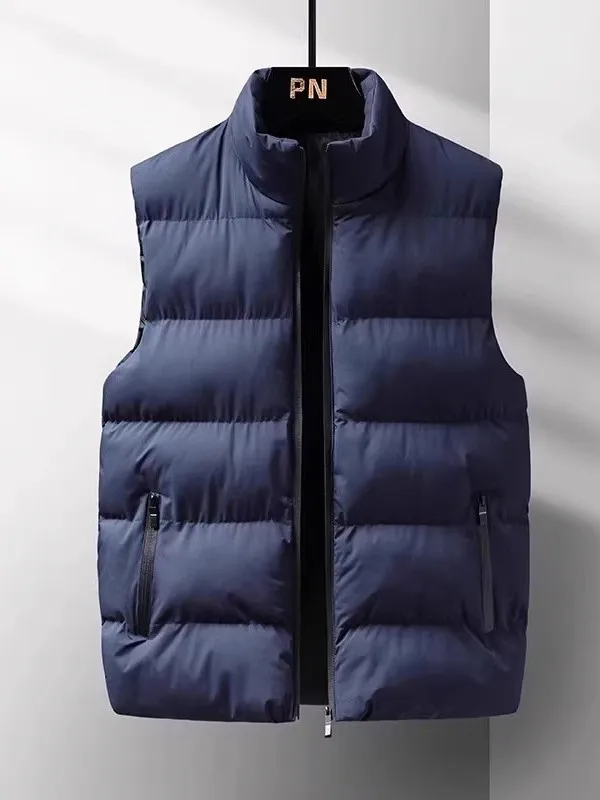 Men's down Vest Jaet Autumn Winter Svel Stand Collar Thiened Floing Quilted Youthful Energy Sle Outerwear
Men's down Vest Jaet Autumn Winter Svel Stand Collar Thiened Floing Quilted Youthful Energy Sle Outerwear