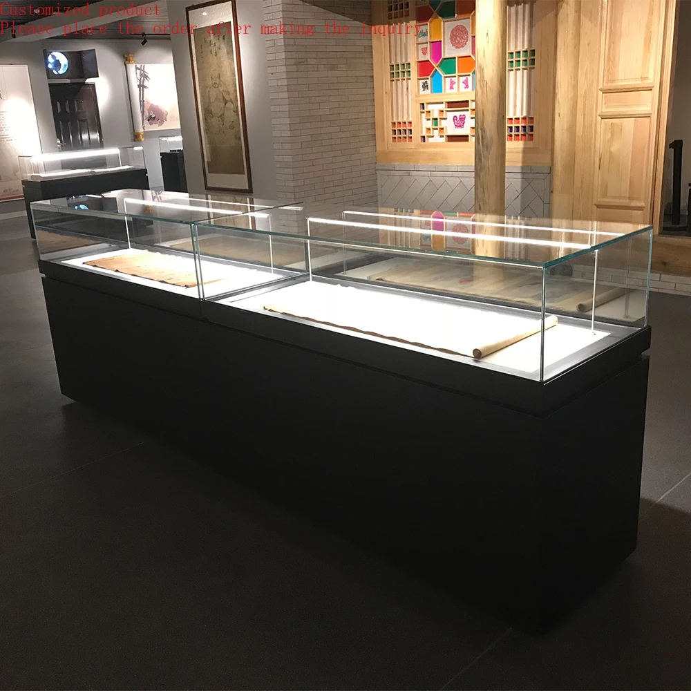 Custom.High-end Museum Glass showcase museum Customized Tempered Glass Aluminum Steel Exhibition Jewelry Display Showcase Cabine
Custom.High-end Museum Glass showcase museum Customized Tempered Glass Aluminum Steel Exhibition Jewelry Display Showcase Cabine