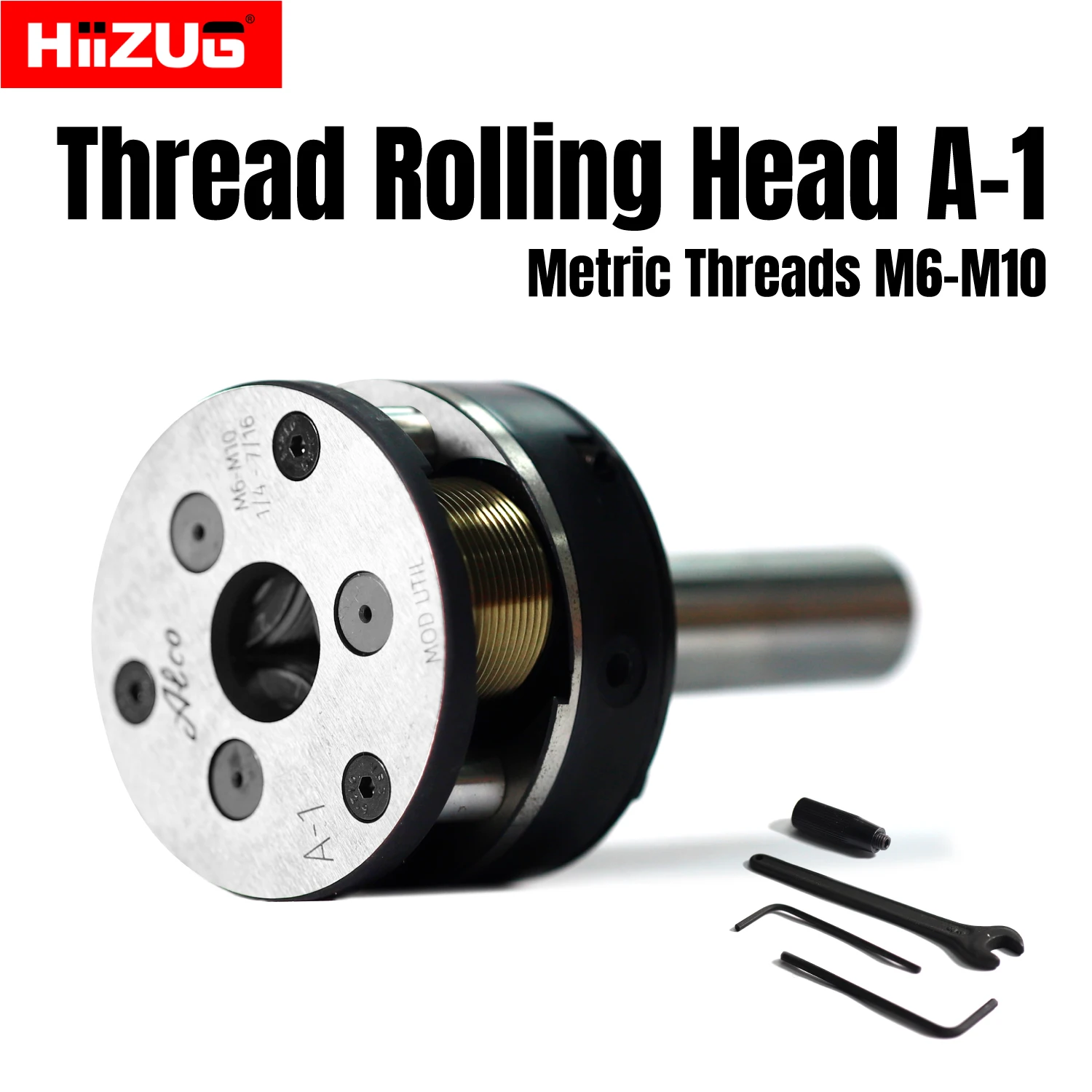 Axial Thread Rolling Head A-1 Machined Metric Threads MM6.0-M10.0, for External Thread Machining, 1Pcs /1Set
Axial Thread Rolling Head A-1 Machined Metric Threads MM6.0-M10.0, for External Thread Machining, 1Pcs /1Set
