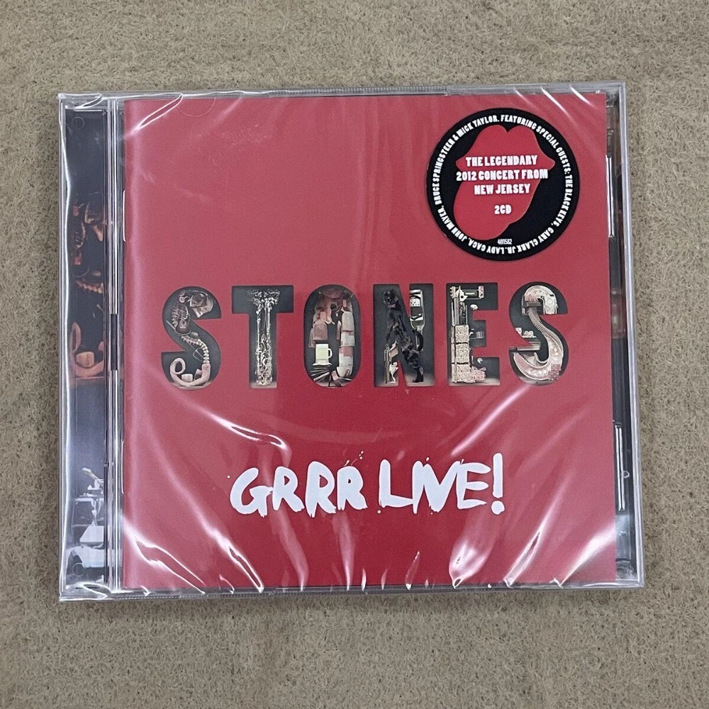 The Rolling Stones GRRR Live 2CD Concert Album Mick Jagger Keith Richards Classic Rock Blues 50th Anniversary Sealed New
The Rolling Stones GRRR Live 2CD Concert Album Mick Jagger Keith Richards Classic Rock Blues 50th Anniversary Sealed New