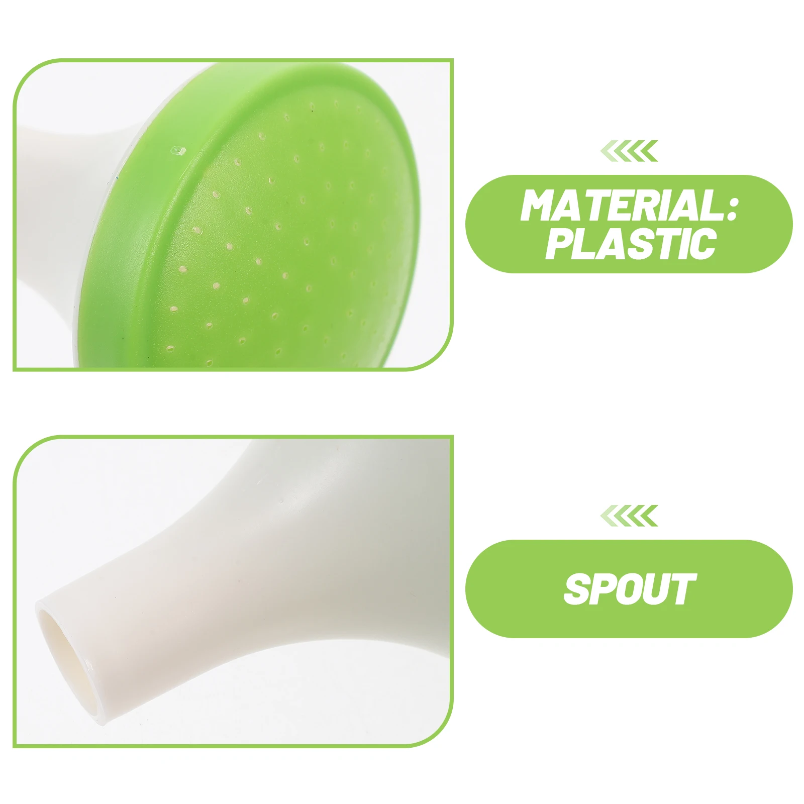 2pcs Watering Can Sprinkler Head Replaceable Plastic Water Can Sprayer For Bonsai Easy Install Small Hole Even Watering Suitable
2pcs Watering Can Sprinkler Head Replaceable Plastic Water Can Sprayer For Bonsai Easy Install Small Hole Even Watering Suitable