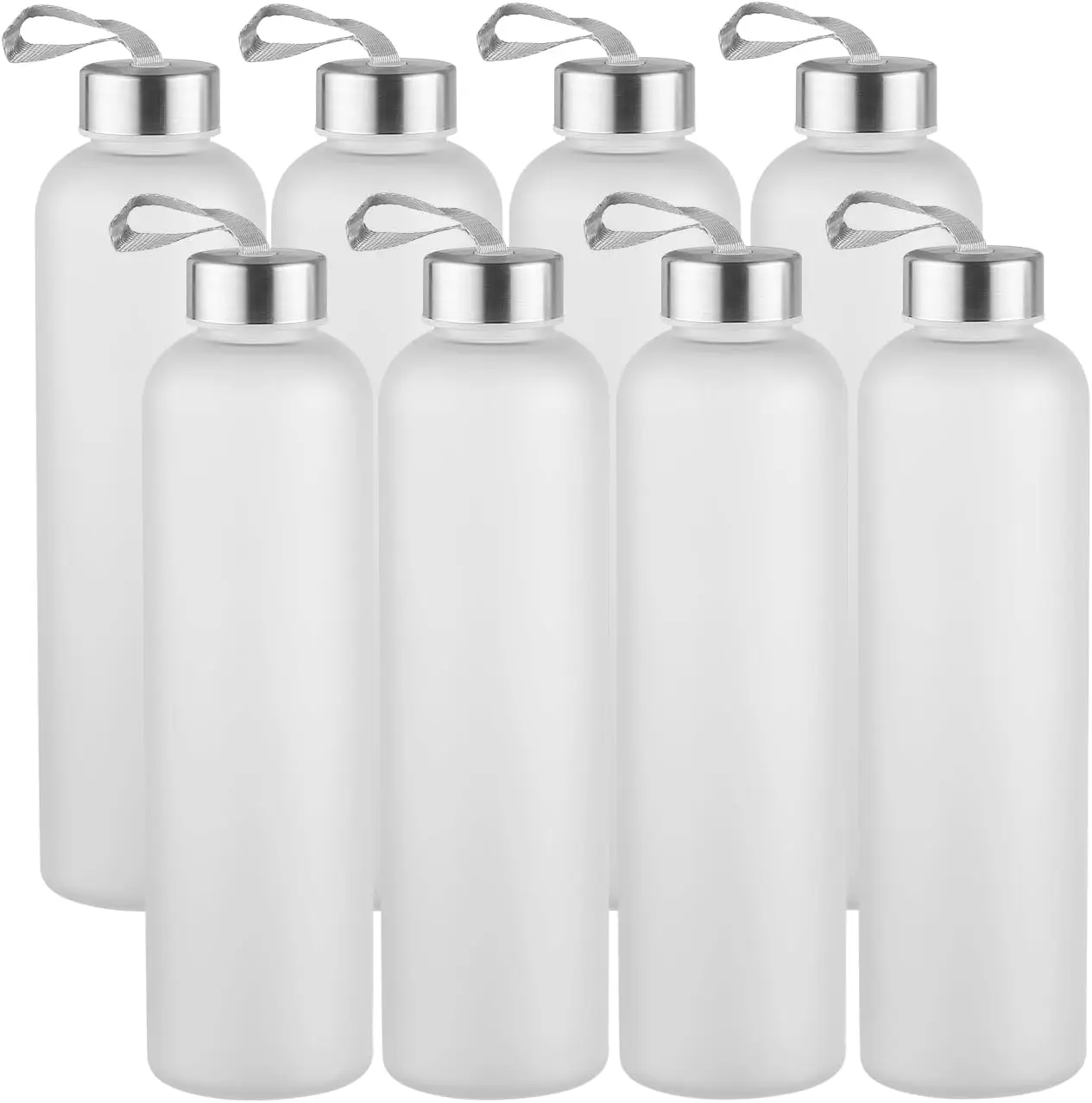 8 упаковок матовых бутылок для воды на 27 унций с крышкой из нержавеющей стали, герметичные бутылки для спортзала и спорта
8 упаковок матовых бутылок для воды на 27 унций с крышкой из нержавеющей стали, герметичные бутылки для спортзала и спорта