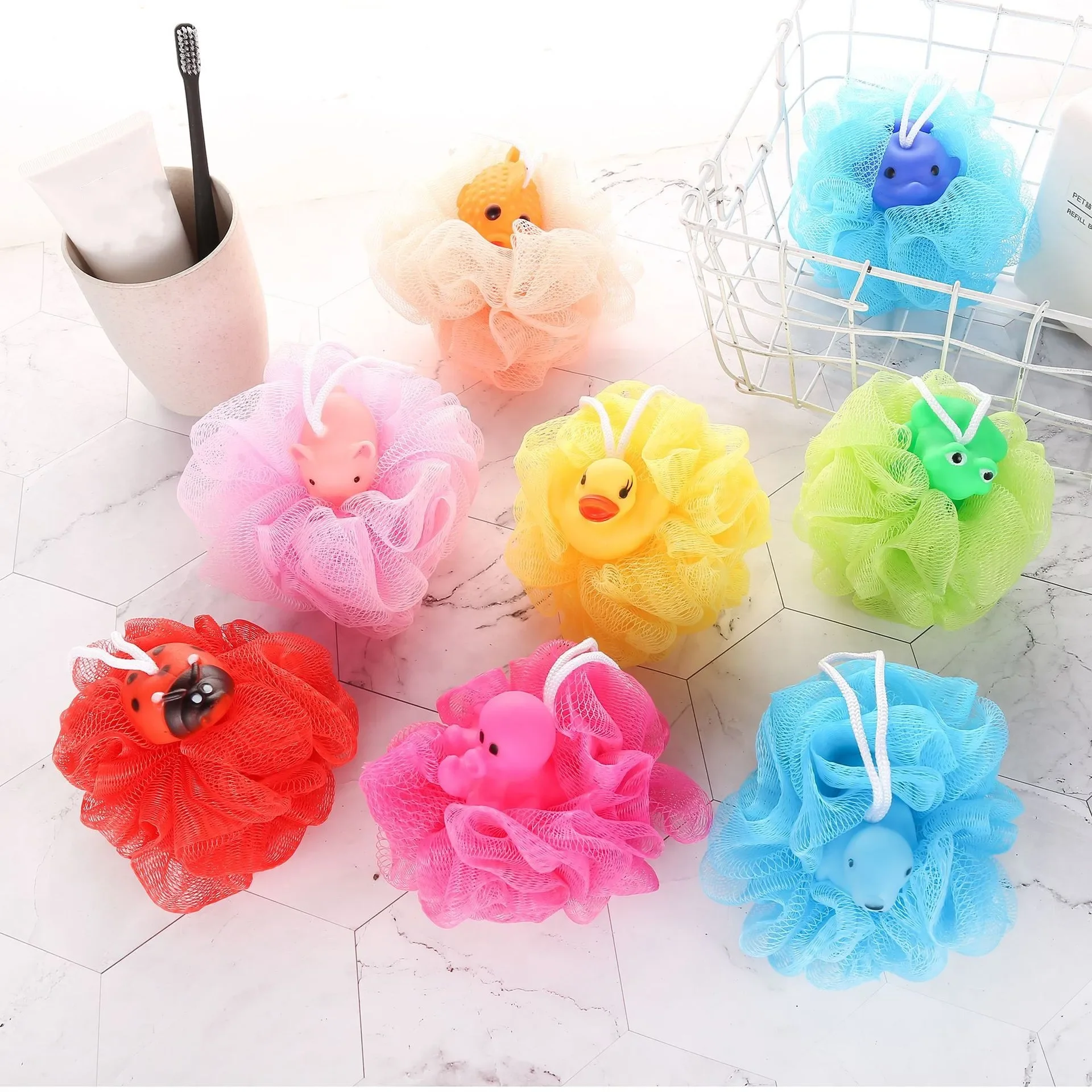 Ball Shape Baby Bath Toy - Sponge Body Wash Towel Newborn Bath Brush Kids Shower Care Water Play Tool
Ball Shape Baby Bath Toy - Sponge Body Wash Towel Newborn Bath Brush Kids Shower Care Water Play Tool