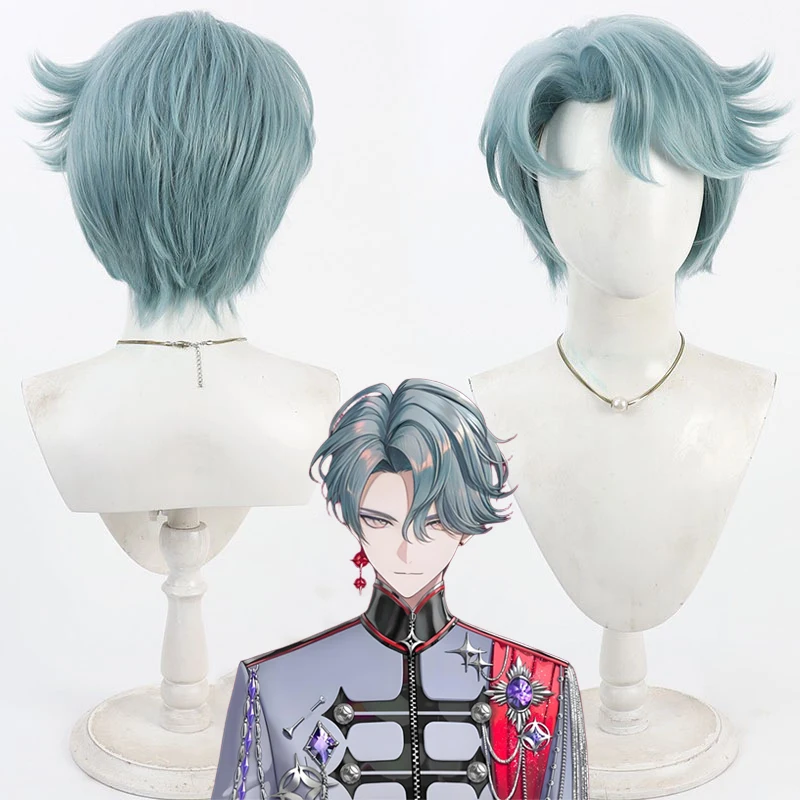 Новый аниме Vtuber Freodore, парик для косплея, синие короткие волосы, термостойкие синтетические парики, реквизит для Хэллоуина, карнавала
Новый аниме Vtuber Freodore, парик для косплея, синие короткие волосы, термостойкие синтетические парики, реквизит для Хэллоуина, карнавала