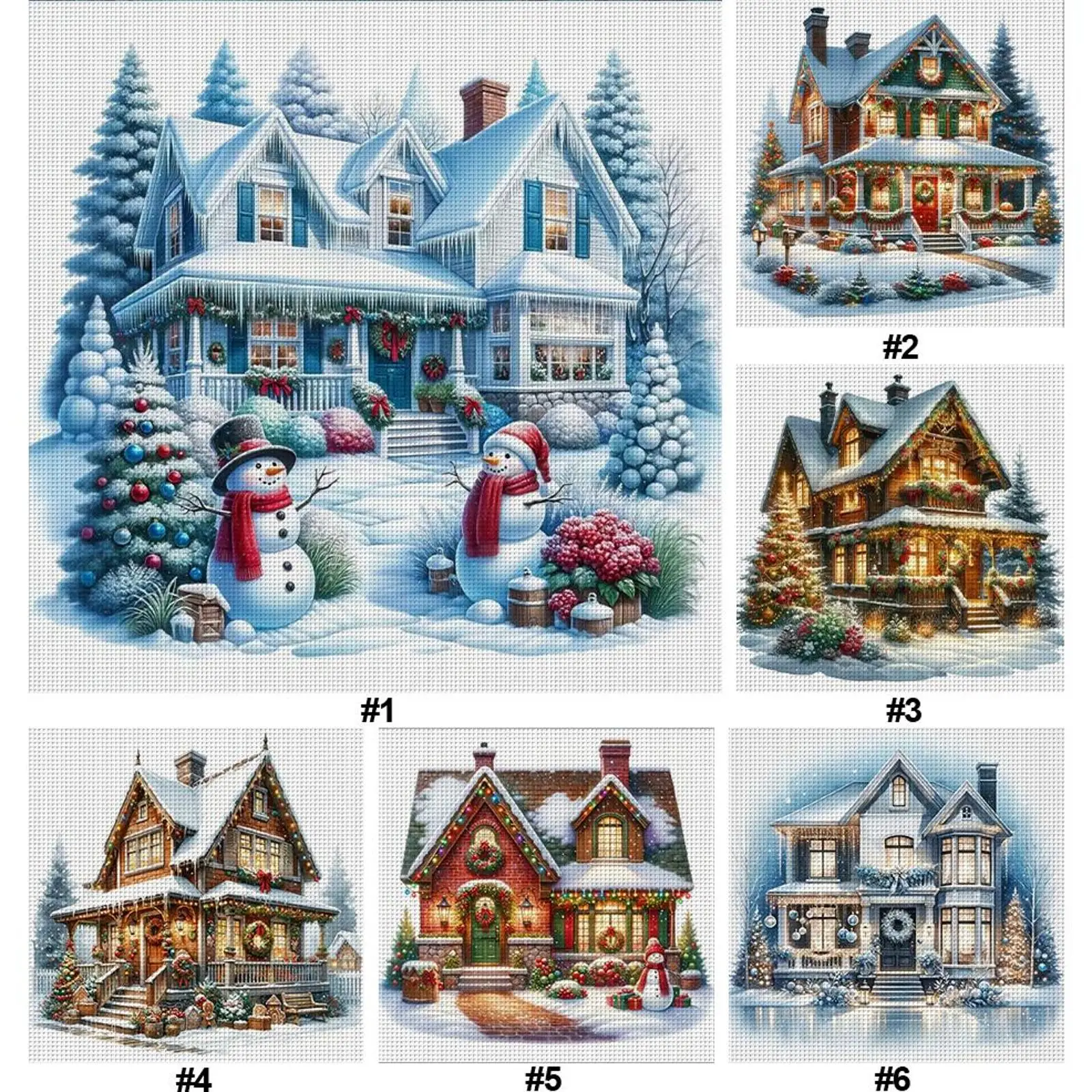 Набор для вышивания крестиком «Рождественский домик» из хлопковых ниток, 11CT, с нанесенной схемой
Набор для вышивания крестиком «Рождественский домик» из хлопковых ниток, 11CT, с нанесенной схемой
