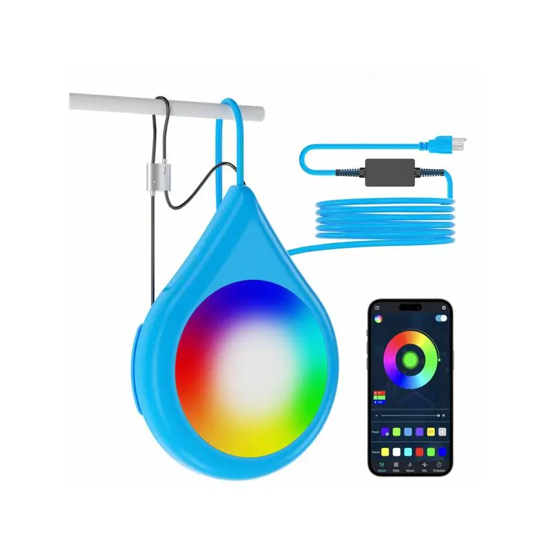 20W Smart LED Pool Light with 26ft Cord & APP Control - IP68 Waterproof, Color Changing Magnetic Lamp for In-Ground &
20W Smart LED Pool Light with 26ft Cord & APP Control - IP68 Waterproof, Color Changing Magnetic Lamp for In-Ground &