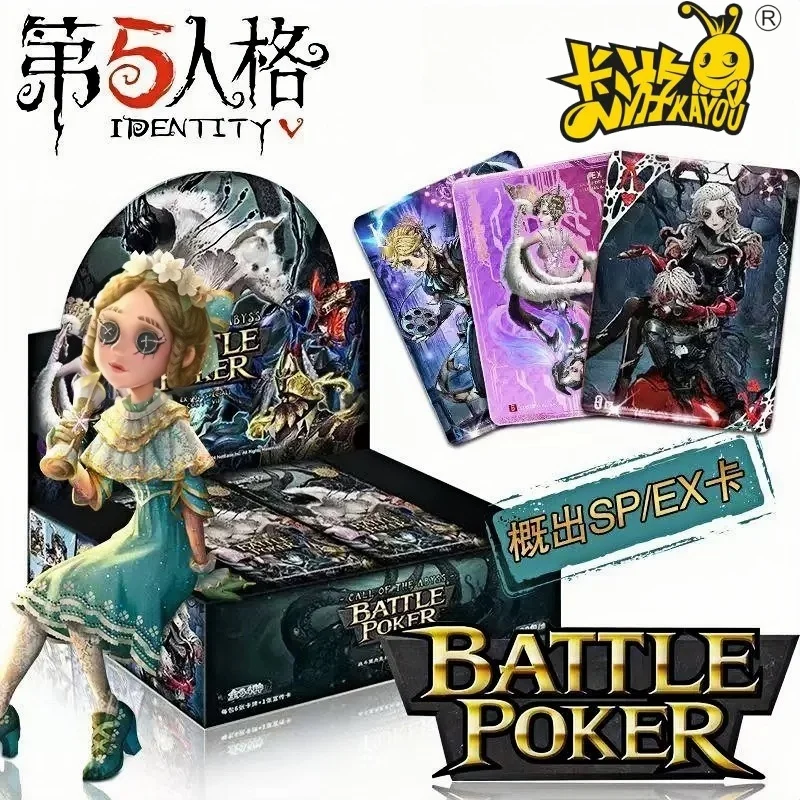 Оригинальная карта KAYOU Identity V The Call Of The Abyss Of The Black Jack Card Group In Battle Game Коллекция карточек Игрушки Подарки
Оригинальная карта KAYOU Identity V The Call Of The Abyss Of The Black Jack Card Group In Battle Game Коллекция карточек Игрушки Подарки