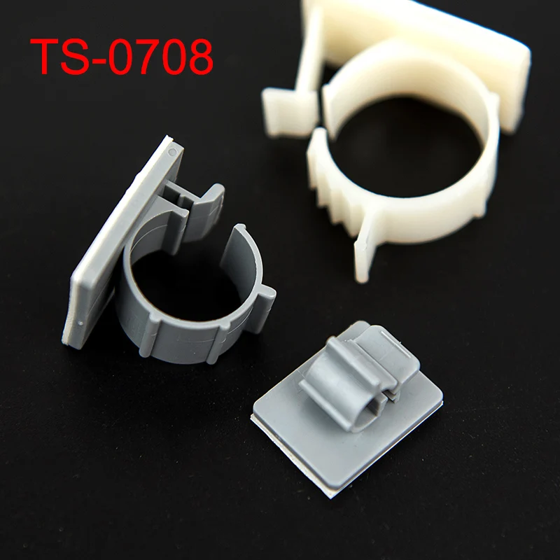 24pcs TS-0708 20x25 20*25 8mm Dia Gray Two Stage Adjustable Self Adhesive Network Cable Wire Clip Buckle Fixed Mount Holder 
24pcs TS-0708 20x25 20*25 8mm Dia Gray Two Stage Adjustable Self Adhesive Network Cable Wire Clip Buckle Fixed Mount Holder