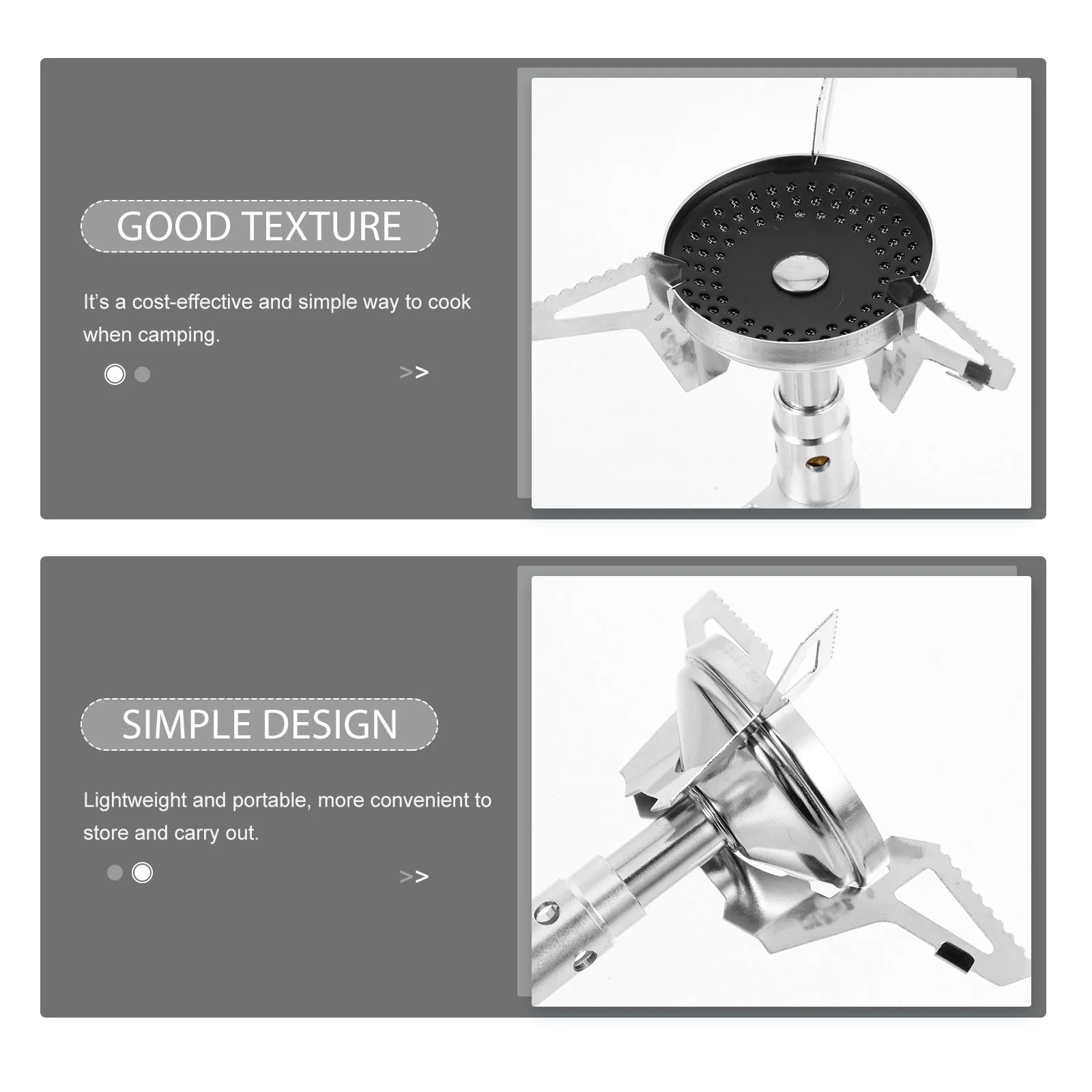 Outdoor Heating Stove Mini Camping Detachable Hiking Stainless Steel Portable Gas Burner Backpacking Cookware Metal Stove
Outdoor Heating Stove Mini Camping Detachable Hiking Stainless Steel Portable Gas Burner Backpacking Cookware Metal Stove