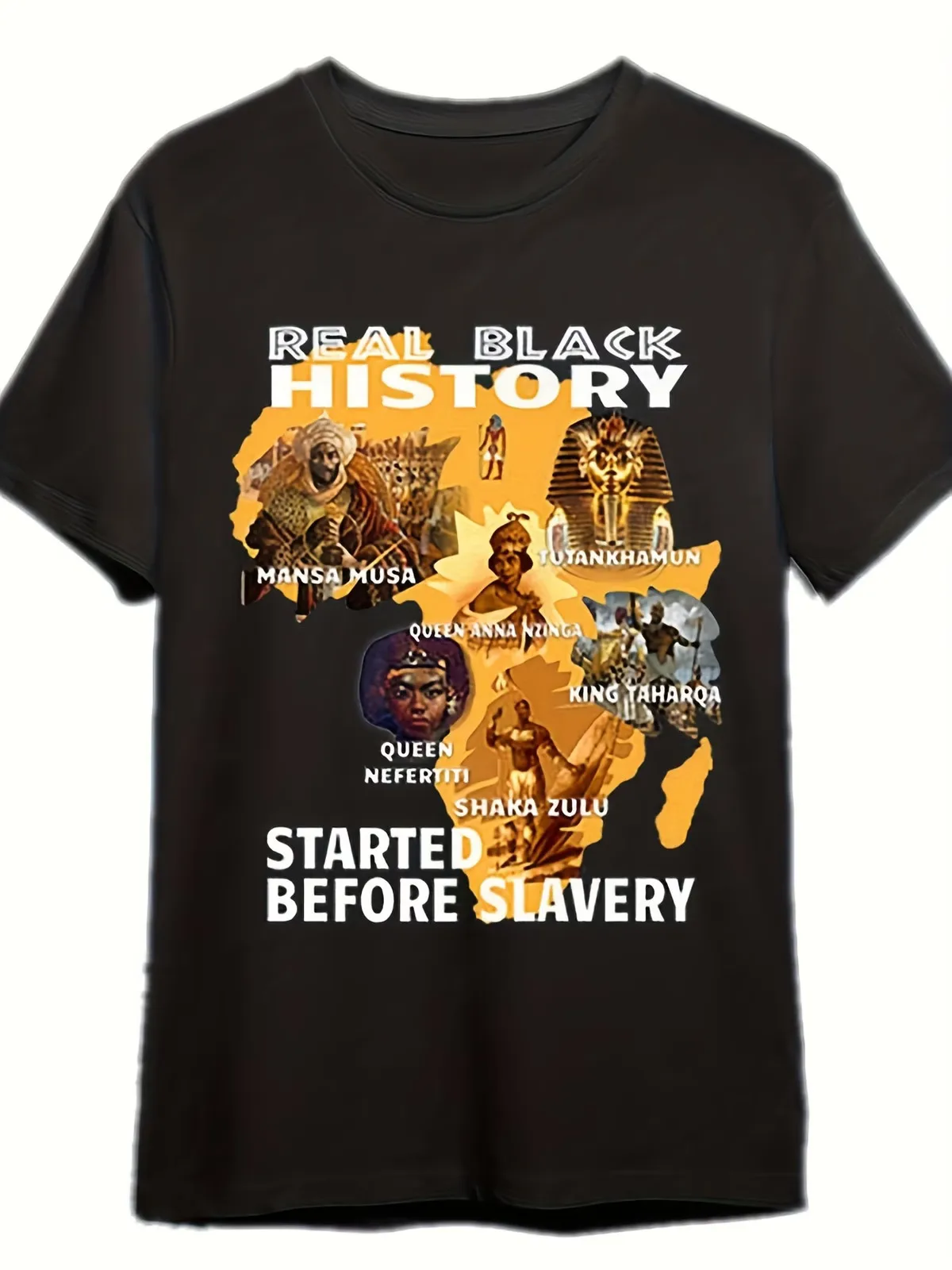Men's & Women's Black History T-Shirt - 100% Cotton Retro Cultural Apparel with
Men's & Women's Black History T-Shirt - 100% Cotton Retro Cultural Apparel with