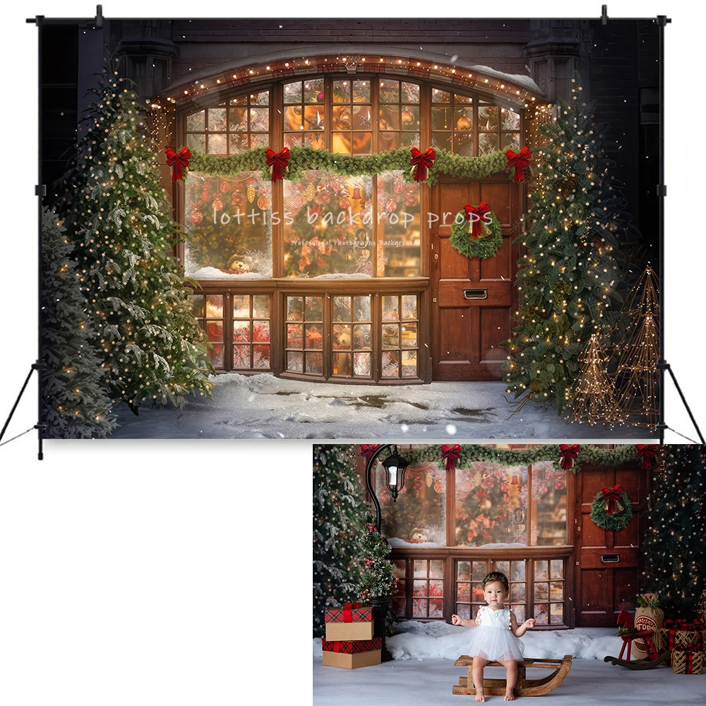Christmas North Pole Toy Shop Backdrop Kids Adult Photocall Child Baby Photogaphy Props Xmas Snowy Background
Christmas North Pole Toy Shop Backdrop Kids Adult Photocall Child Baby Photogaphy Props Xmas Snowy Background