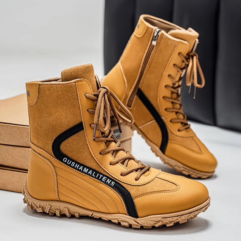 Высокие дышащие кожаные сетчатые высокие кеды, повседневная рабочая обувь для пустыни, мужские армейские ботильоны, мужские тактические мотоциклетные ботинки
Высокие дышащие кожаные сетчатые высокие кеды, повседневная рабочая обувь для пустыни, мужские армейские ботильоны, мужские тактические мотоциклетные ботинки