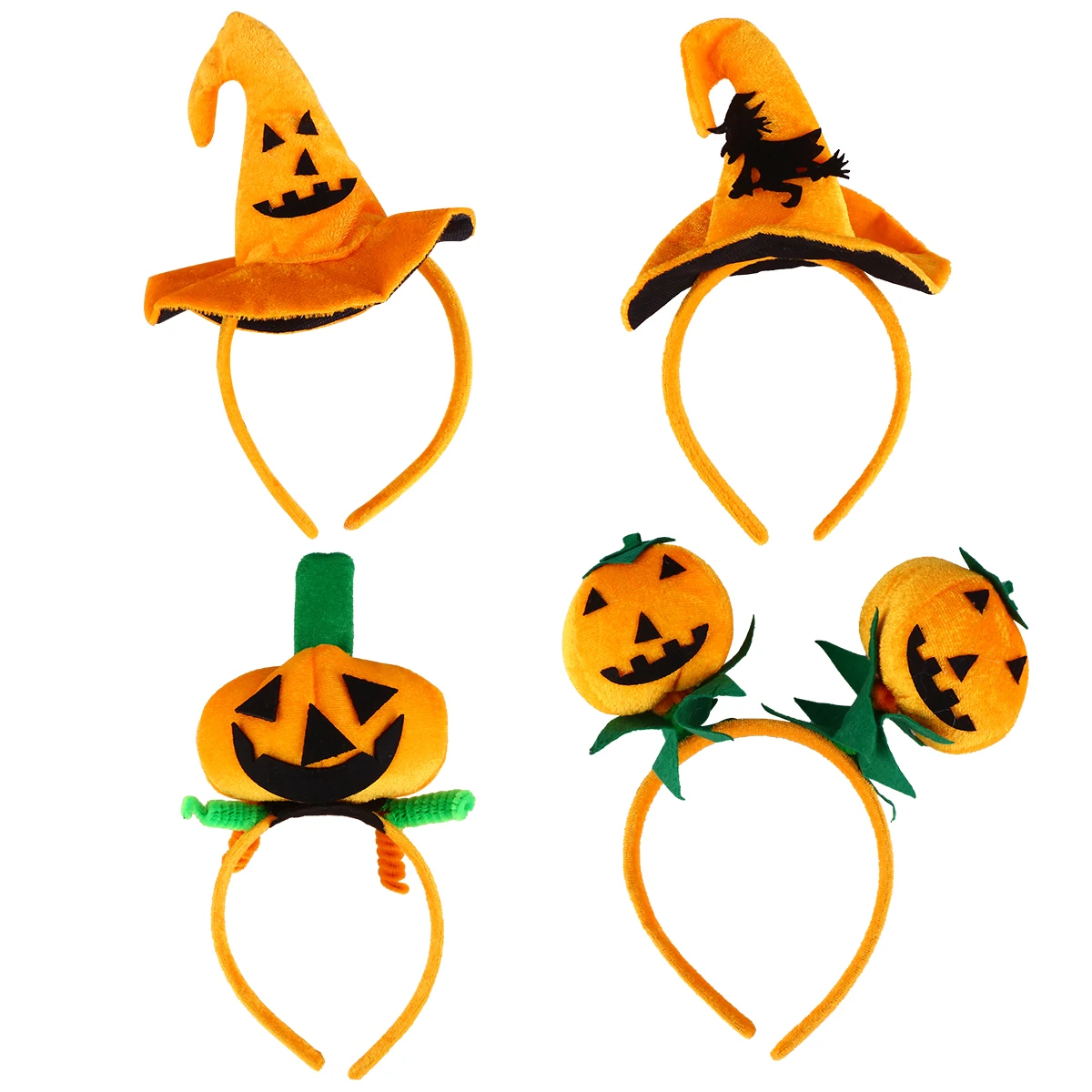 4pcs Pumpkin Hairb Halloween Headdress Hoop Barrettes Costume Accessory Headwear for Kids Adults Stage Performance
4pcs Pumpkin Hairb Halloween Headdress Hoop Barrettes Costume Accessory Headwear for Kids Adults Stage Performance
