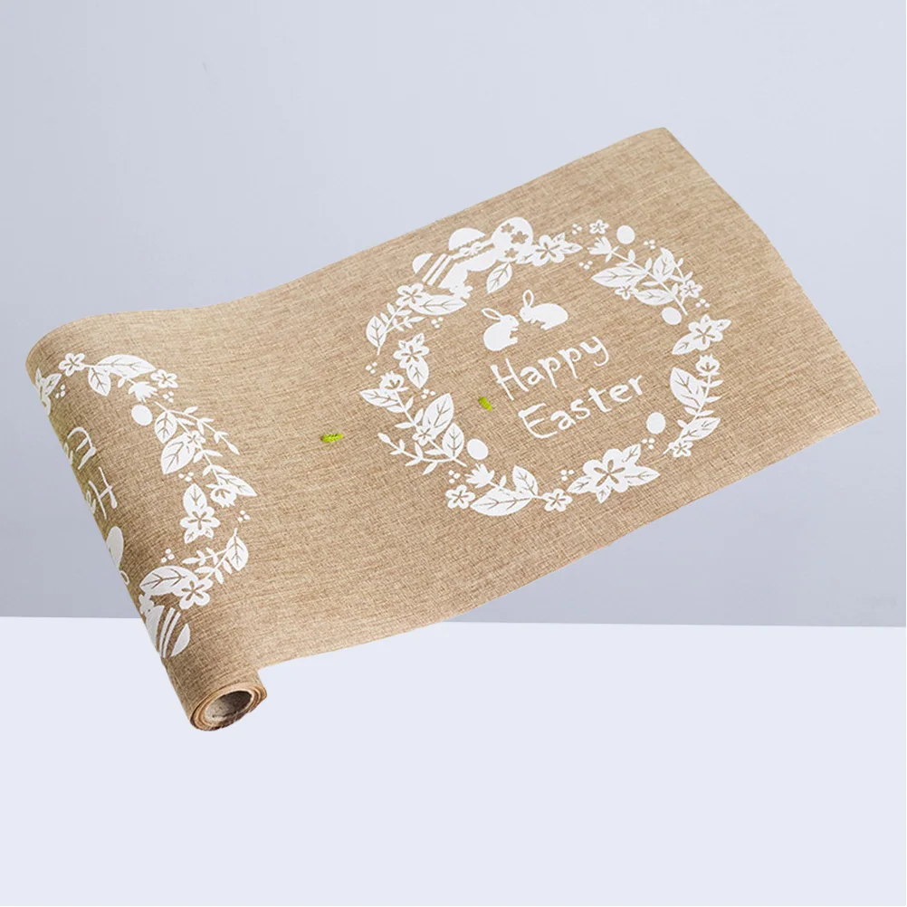 Linen Table Runner Easter Decorations Reusable Rectangular Tablecloth Overlay Festive Graphics Home Cafe Restaurant
Linen Table Runner Easter Decorations Reusable Rectangular Tablecloth Overlay Festive Graphics Home Cafe Restaurant