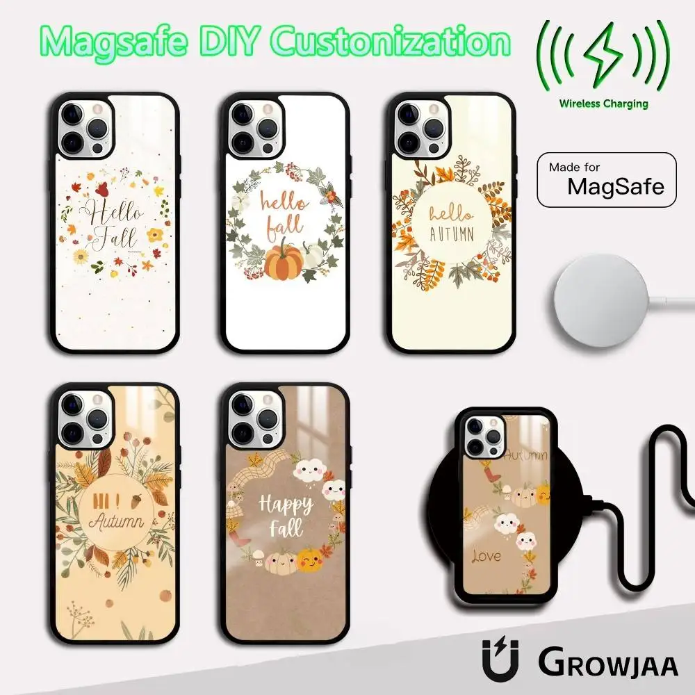 Pumpkin Autumn Leaves Ins Phone Case For IPhone 16 15 14 13 12 11 Pro Max Plus Mini Magsafe Mirror Wireless Magnetic Funda
Pumpkin Autumn Leaves Ins Phone Case For IPhone 16 15 14 13 12 11 Pro Max Plus Mini Magsafe Mirror Wireless Magnetic Funda