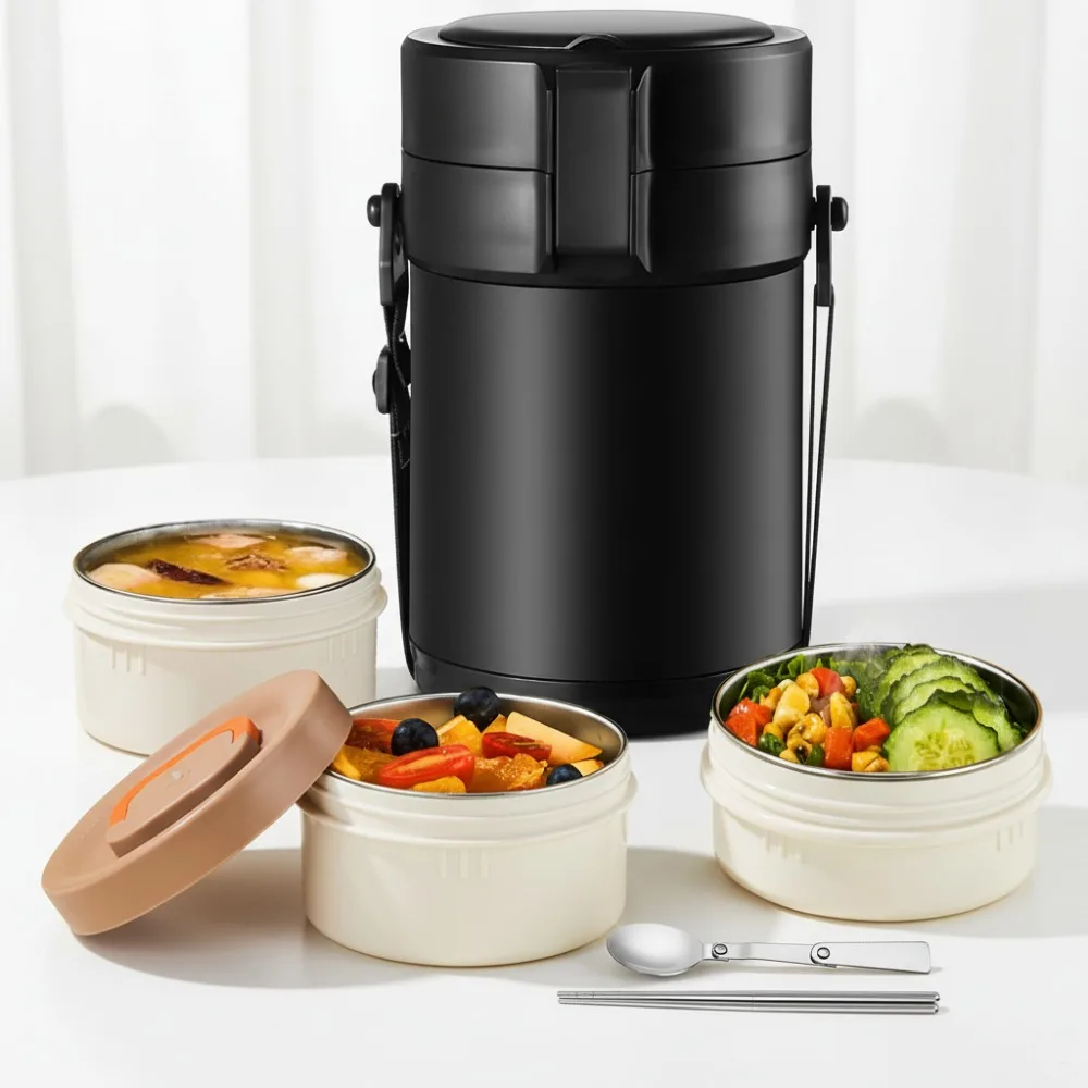 Штабелируемая термобаночка для еды на 82 унции, 3-уровневый ланч-бокс Bento, изолированный контейнер для горячей и холодной воды для взрослых, офиса, работы на открытом воздухе
Штабелируемая термобаночка для еды на 82 унции, 3-уровневый ланч-бокс Bento, изолированный контейнер для горячей и холодной воды для взрослых, офиса, работы на открытом воздухе