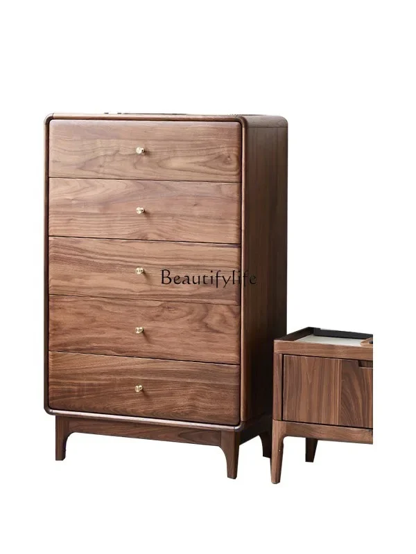 FG26Nordic North American black walnut chest storage Zen decorative cabinet solid wood
FG26Nordic North American black walnut chest storage Zen decorative cabinet solid wood