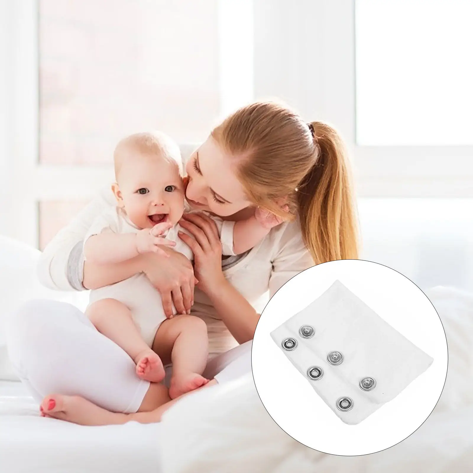 Комплект из 4 удлинителей для детских боди: двухслойные, мягкие, белые, для комбинезонов и слипов младенцев и малышей, обеспечивающие комфортную посадку
Комплект из 4 удлинителей для детских боди: двухслойные, мягкие, белые, для комбинезонов и слипов младенцев и малышей, обеспечивающие комфортную посадку