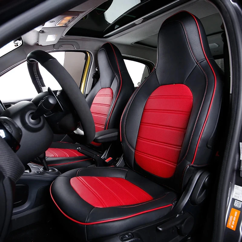 New Car Seat Cover All-Inclusive Cushion For Mercedes Smart 453 Fortwo Forfour 2015 - 19 Four Seasons Leather Accessories
New Car Seat Cover All-Inclusive Cushion For Mercedes Smart 453 Fortwo Forfour 2015 - 19 Four Seasons Leather Accessories