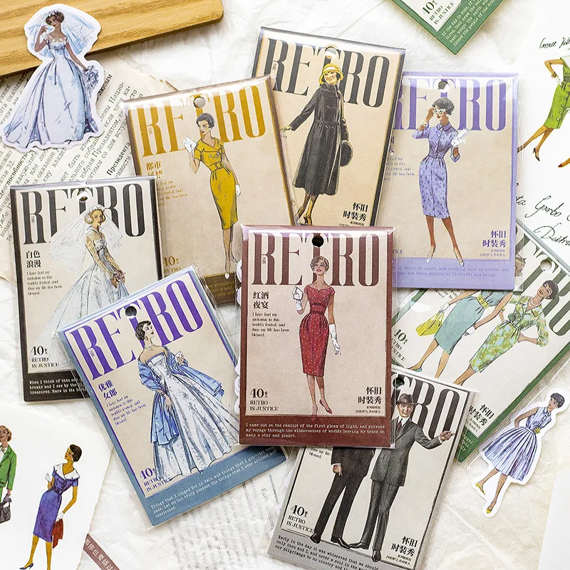 40 Pcs Vintage Old Days Elegant Women Men Shaped Stickers For Diy Craft Photo Album Scrapbooking Planner Album Decoration
40 Pcs Vintage Old Days Elegant Women Men Shaped Stickers For Diy Craft Photo Album Scrapbooking Planner Album Decoration