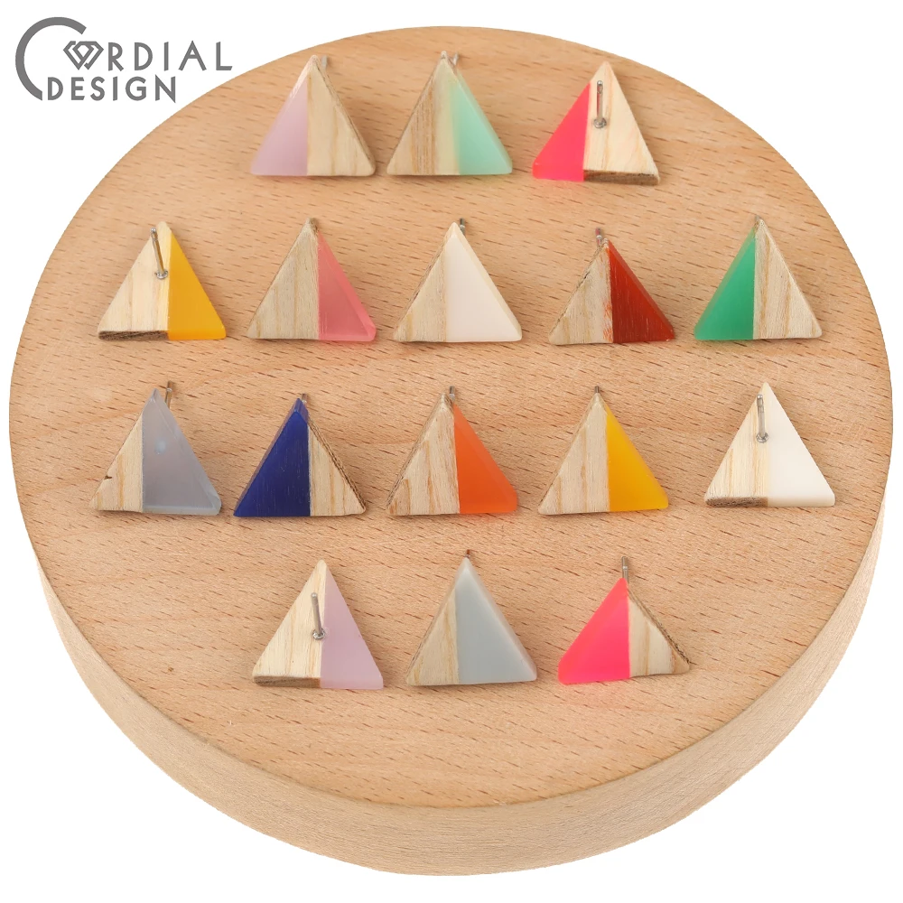Cordial Design 100Pcs 14*14MM Earrings Stud/DIY Accessories/Hand Made/Triangle Shape/Natural Wood/Jewelry Findings & Components
Cordial Design 100Pcs 14*14MM Earrings Stud/DIY Accessories/Hand Made/Triangle Shape/Natural Wood/Jewelry Findings & Components