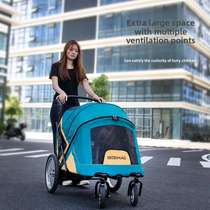 Foldable Pet Stroller for Large Dogs, Breathable Dog Bike Trailer with Bicycle Attachment, Outdoor Pet Carrier
Foldable Pet Stroller for Large Dogs, Breathable Dog Bike Trailer with Bicycle Attachment, Outdoor Pet Carrier