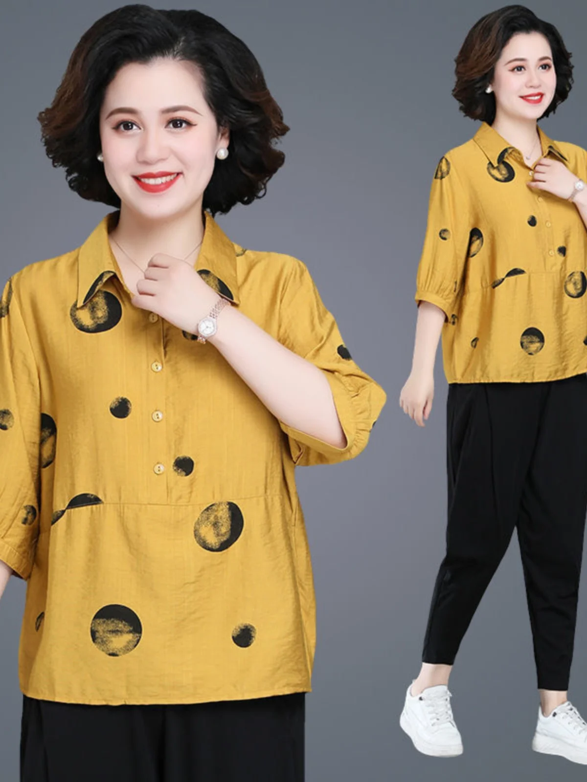 Loose Fit Pure Cotton Linen Shirt Women's Seven Sleeve Loose T-Shirt Fashionable Button up Long Pants Regular Sleeve Cotton L...
Loose Fit Pure Cotton Linen Shirt Women's Seven Sleeve Loose T-Shirt Fashionable Button up Long Pants Regular Sleeve Cotton L...