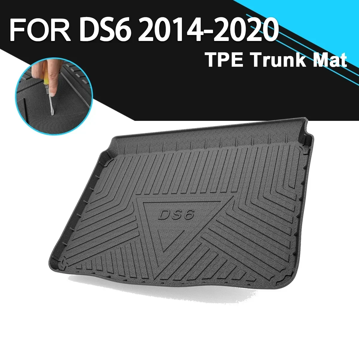 Car Rear Trunk Cover Mat Rubber TPE Waterproof Non-Slip Cargo Liner Accessories For Peugeot DS6 2014-2020
Car Rear Trunk Cover Mat Rubber TPE Waterproof Non-Slip Cargo Liner Accessories For Peugeot DS6 2014-2020
