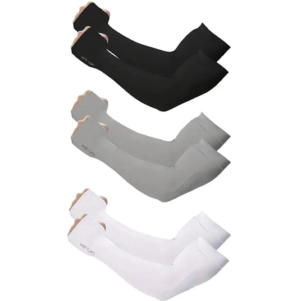 3 Pairs Summer UV Protection Ice Sleeves, Stretch & Soft, Lightweight Breathable Arm Covers for All Outdoor Activities, Unisex
3 Pairs Summer UV Protection Ice Sleeves, Stretch & Soft, Lightweight Breathable Arm Covers for All Outdoor Activities, Unisex