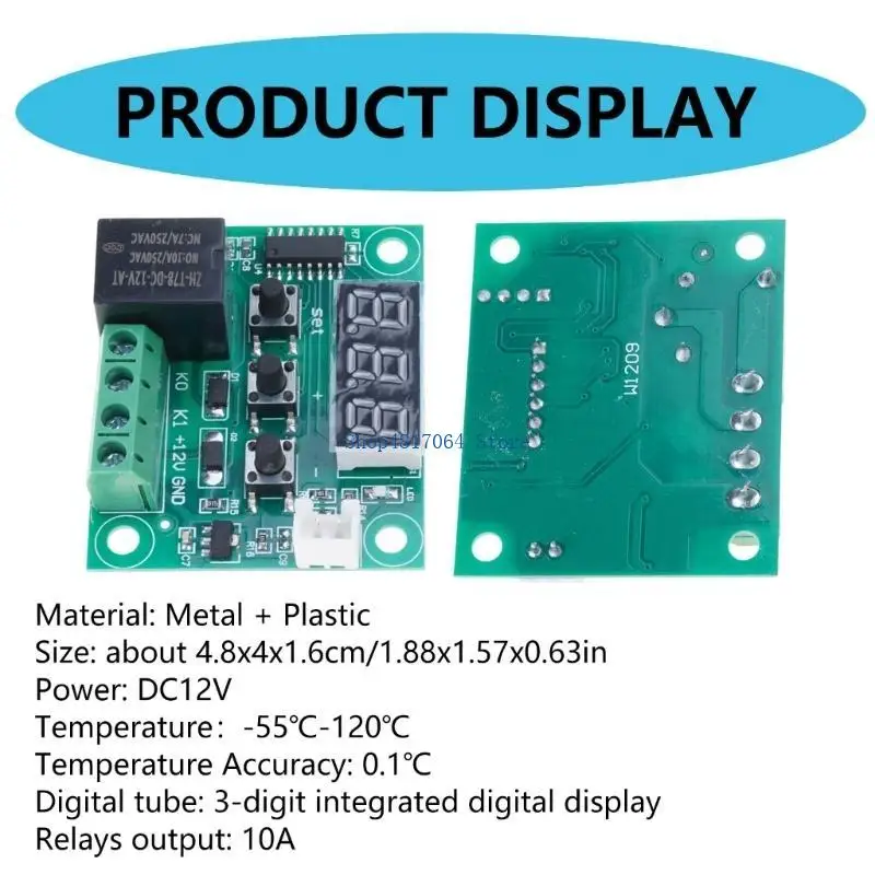T3LB W1209 Miniature Temperature Controller Color LED Monitoring for Home Automation
T3LB W1209 Miniature Temperature Controller Color LED Monitoring for Home Automation