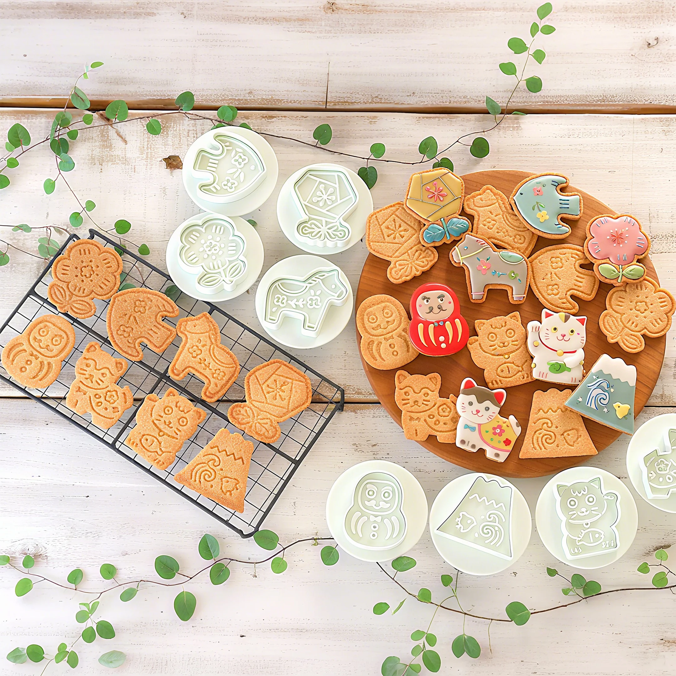 4Pcs 3D Cookie Cutter Flower Horse Bird Icing Biscuit Stamp Pastry Cake Decorating Tools for Birthday Party DIY Baking Supplies
4Pcs 3D Cookie Cutter Flower Horse Bird Icing Biscuit Stamp Pastry Cake Decorating Tools for Birthday Party DIY Baking Supplies