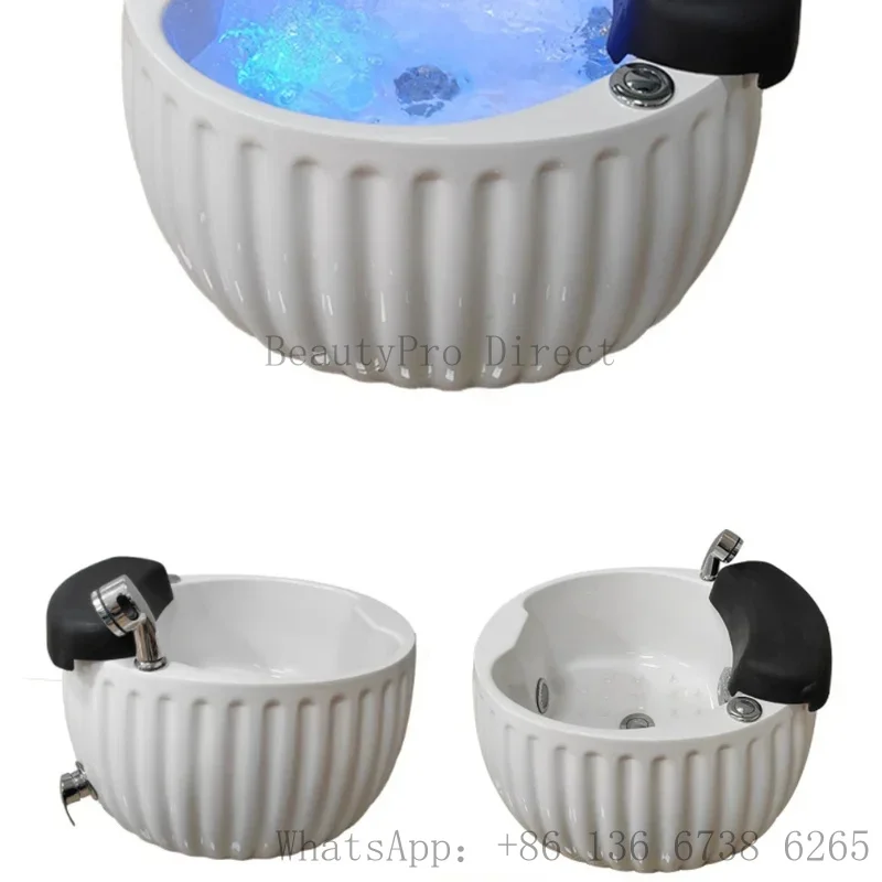 Portable Washing Sink Fiberglass Pedicure Sink Bowl Foot Basin Sink With Jet
Portable Washing Sink Fiberglass Pedicure Sink Bowl Foot Basin Sink With Jet