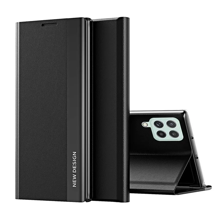 Fall Proof Stand Design PU Leather Phone Case Shell for Samsung Galaxy A12 - Black
Fall Proof Stand Design PU Leather Phone Case Shell for Samsung Galaxy A12 - Black